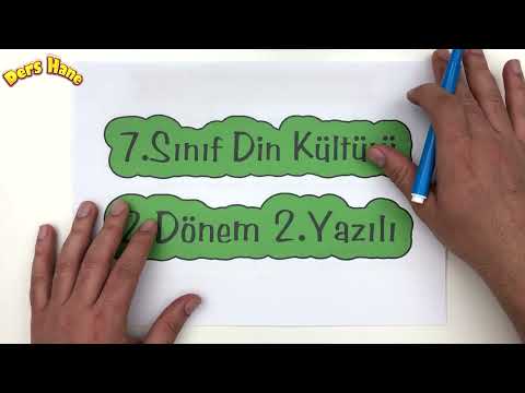7.Sınıf Din Kültürü 2.Dönem 2.Yazılı