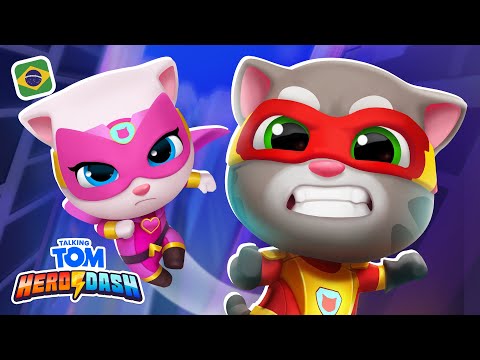 Perseguição aos Rakoonz! | Talking Tom Hero Dash | Coletânea de Animações