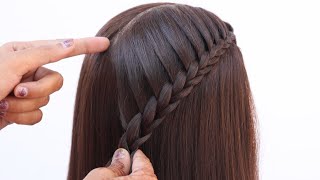Simple Hairstyle For Girls | New & Easy Hairstyle | Trendy Open Hairstyle