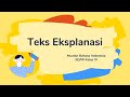 Understanding Explanatory Texts