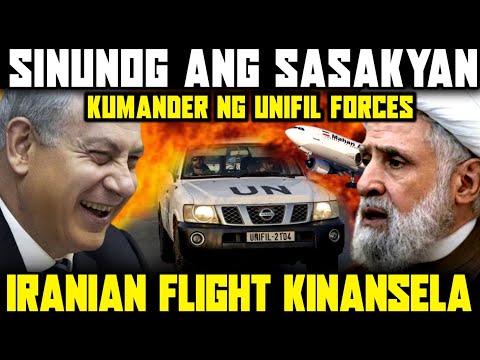 SINUNOG ANG SINASAKYAN NG UNIFIL COMMANDER | SINISI ANG ISRAEL.