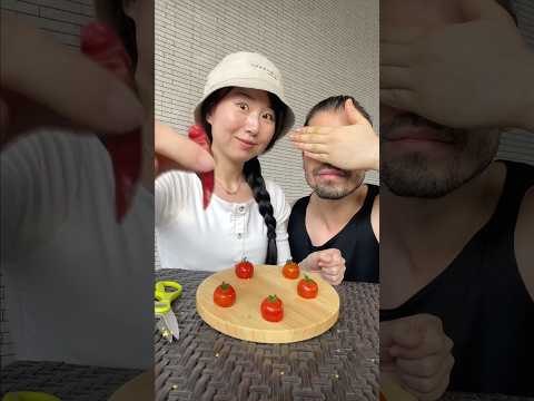 Enfiei pimenta  no tomate dele 🔥😂🍅