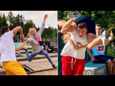 Kirya does parkour stunts in public! || Best reactions ever 🫢🤯
