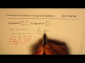 Understanding Variable Change in Expressions