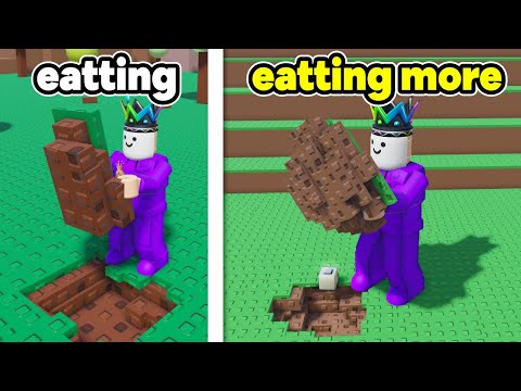 Roblox But I Eat The World To Get Strong