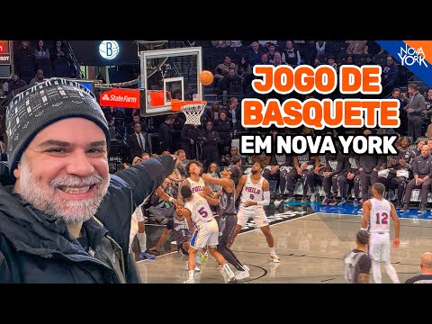 Como é assistir uma partida de BASQUETE DA NBA em Nova York