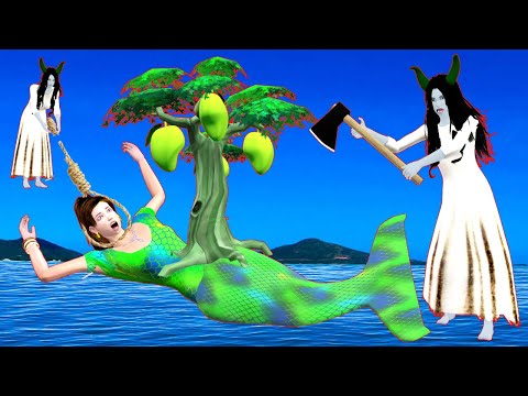 चुड़ैल की बेटी पेट में पेड़ The Jalpari Witch's Daughter Tree Stories in Hindi Moral Stories Kahani