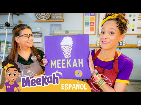 Diseño con Meekah 🎨🖍️ | 💜¡Hola Meekah!💜Amigos de Blippi | Videos educativos