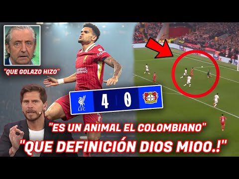 🔥¡ES UN ANIMAL! PRENSA MUNDIAL REACCIÓNA al TRIPLETE de LUIS DIѦZ EN CHѦMPl0NS "OVACIÓN EN ANFIELD"🙌