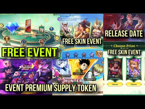 Free ရနိုင်ဦးမဲ့ Diamond နဲ့ Skin Event ပုံစံအသစ်များ နဲ့ Event Free Token လာမဲ့အချိန် Update များ 🤩