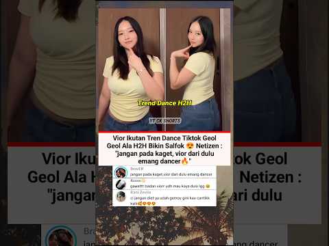 SALFOK! 😍 Vior Ikutan Tren Dance Tiktok Geol Geol ala H2H #vior #dancecover #shorts