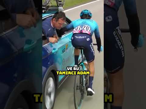 Hareket Halindeyken Bisikleti Tamir Etti👌