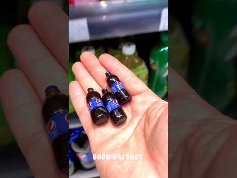 world smallest pepsi 🥰~mini wood-toy woodworking art skill / hand craft / #shorts #facts
