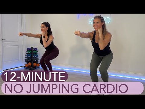 12-MINUTE, NO-JUMPING CARDIO WORKOUT / QUICK & EFFECTIVE FAT-BURNING / NO EQUIPMENT, LOW-IMPACT