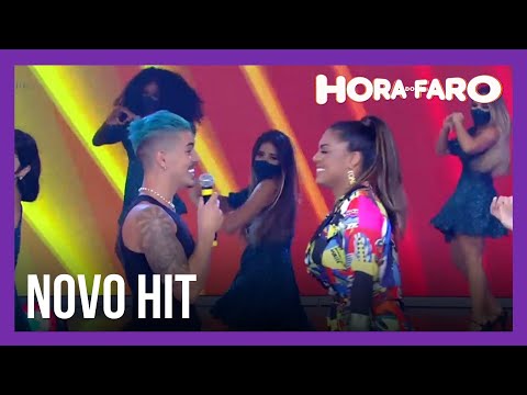 Casal Tael lança música e conta como vai o namoro no Hora do Faro