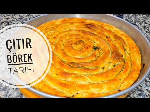 TAM ÖLÇÜLÜ PEYNİRLİ ÇITIR BÖREK TARİFİ