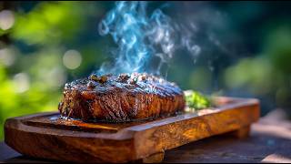 🍁 Maple-Glazed Sugar Steak – Sweet & Spicy Herb Butter Finish 🔥