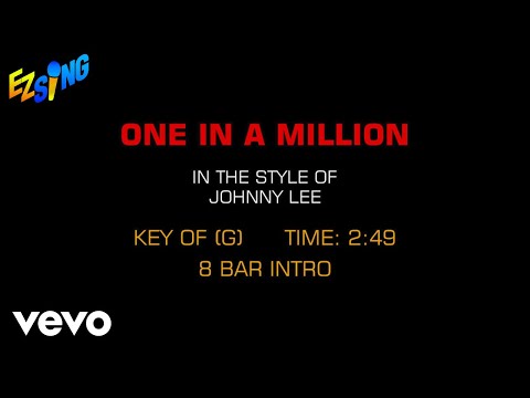 Johnny Lee – One In A Million (Karaoke EZ Sing)