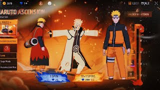 free fire naruto bundle claim ❤‍🔥 free fire naruto event #freefire live