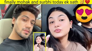 finally 🥳 together Mohak Narang and Surbhi Rathore again in awards function 😍 new Instagram reels
