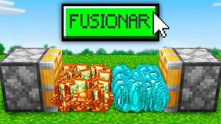 Puedo FUISIONAR cualquier OBJETO EN MINECRAFT