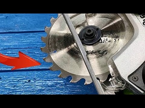 How to sharpen a circular saw and drill bit in 1 minute. The saw sharpens itself