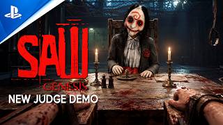 SAW GENESIS Full Judge and Accused Gameplay Demo | New BRUTAL SLASHER 1v3 Jigsaw Horror Game