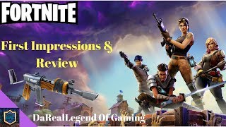 Fortnite PS4 Review & First Impressions | Deluxe Founders Pack | PS4 Gameplay Recap First 60 Minutes