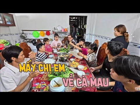 Mấy Anh Chị Em Dẫn Em Thịnh Về Cà Mau Cùng Đi Chợ Rạch Gốc & Nấu Những Món Ăn Ngon || VCBB