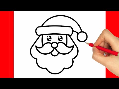 CÓMO DIBUJAR A PAPÁ NOEL