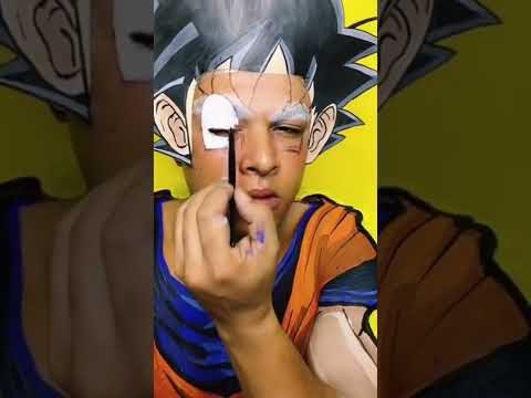 Me ajude a viralizar esse vídeo? ??? #maquiagemartistica #anime #dragonball #goku