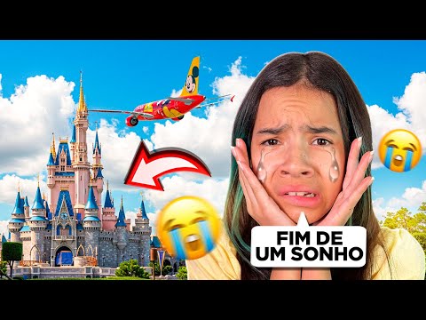 VAMOS PARA DISNEY SEM A MIKAELLY - ELA CHOROU MUITO !!