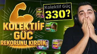 DÜNYA KOLEKTİF GÜÇ REKORUNU KIRDIM! 💪 330? 😨 eFootball Mobile 2025