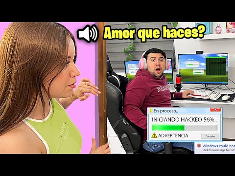 ENTRÉ a la PC de mi NOVIA a ESCONDIDAS y me DESCUBRIÓ..😭  *Le HACKEÉ SUS ARCHIVOS* ⚠️