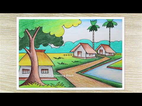 Simple Steps to MASTER Village Landscape Drawing