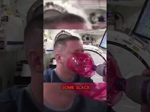 Drinking in space gone wrong ?
