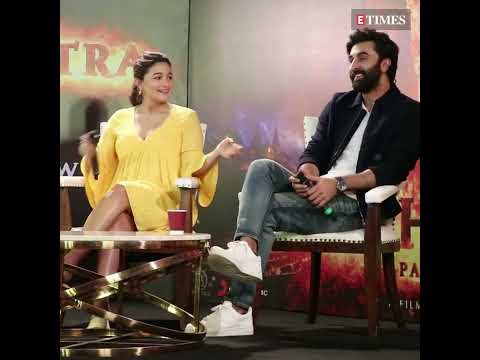 LOL😂 #AliaBhatt & #RanbirKapoor's FUNNY Moment During #Brahmastra Event | #shorts