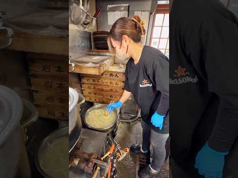 茹で時間なんと14分のつけ麺！うどんのような極太麺で弾力ある食感がたまらない一杯【一陽来福】 #japanesefood