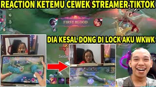 REACTION REAKSI CEWEK STREAMER TIKTOK KETEMU HAYA GW ! DIA KESAL N MARAH DONG SAMA HAYA GW ! WKWKWK