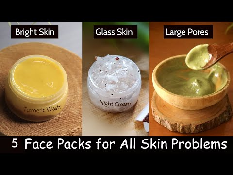 5 Best Night Face Packs to Wake up with Clear Glowing Skin - Turmeric Face Pack & Aloevera Face pack