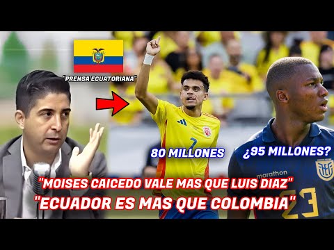 🚨 ¡DURÍSIMO! Esto dijo la PRENSA ECUATORIANA sobre COLOMBIA antes del PARTIDO ¿QUIEN VALE MAS?