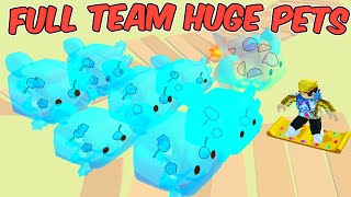 I Hatched Full Team of HUGE PETS in Pet Simulator X Overhauled!