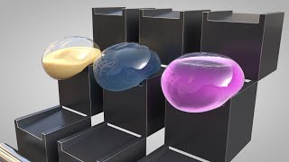 I love liquid simulations ❤️ Softbody Simulation V92 ❤️ C4D4U