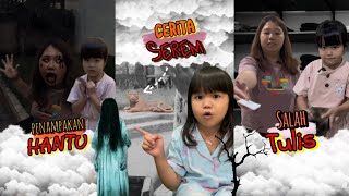 KUMPULAN SHORTS ANGEL PART 40, PENAMPAKAN HANTU DAN CERITA SEREM ANGEL DAN MAMIH‼️