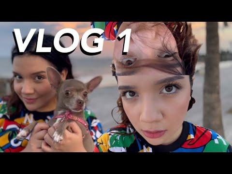 VLOG 1 | Llevo a mi PERRO a la PLAYA por primera vez y ESTO PASA 😦