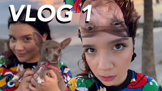 VLOG 1 | Llevo a mi PERRO a la PLAYA por primera vez y ESTO PASA 😦