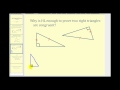 Understanding Hypotenuse Leg Congruence Theorem