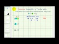 Understanding Inequalities with Ordered Pairs