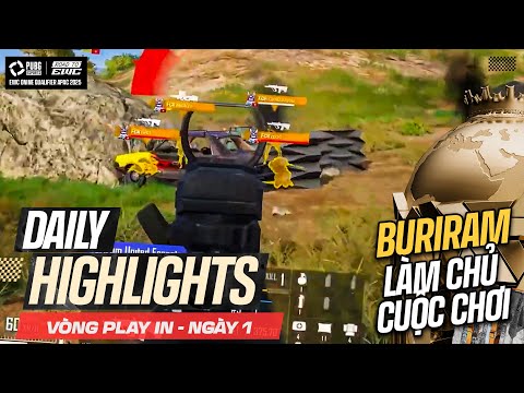 🏆 Những highlight đáng chú ý tại Ngày 1 - Vòng Play-In của Vòng loại EWC khu vực APAC.