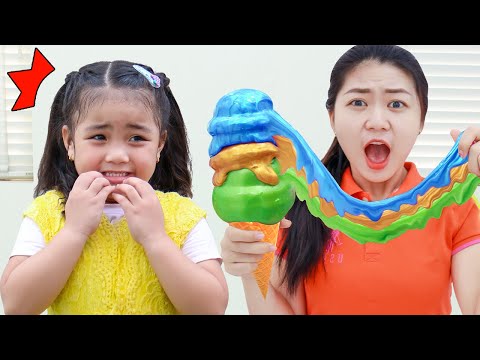 Annie Win a Special Slime Ice Cream from Ice Cream Store
